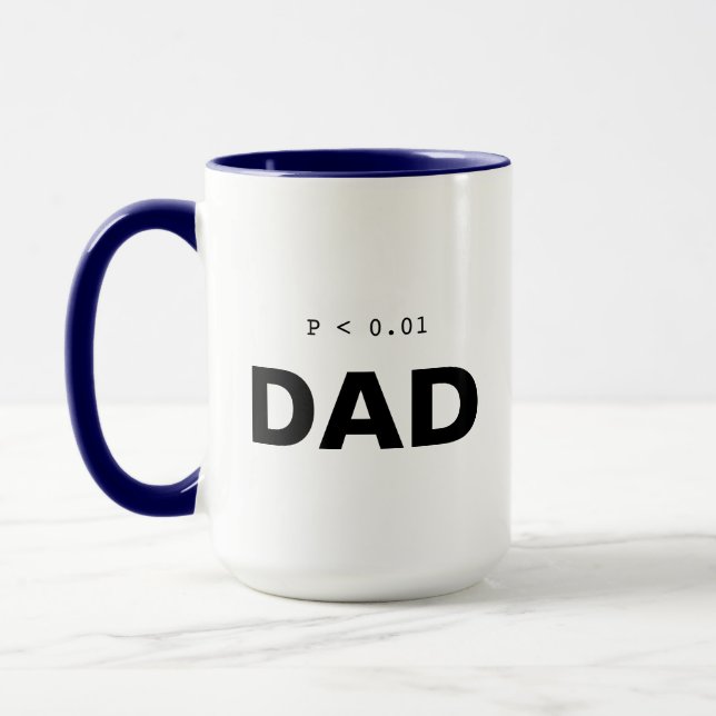 Funny Psychology Statistics Mug | Significant Dad (Left)