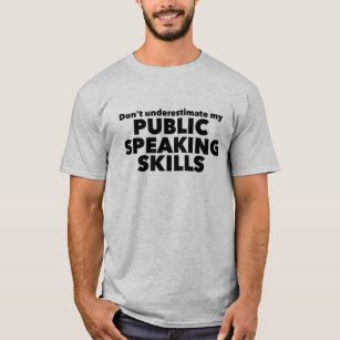 Funny Public Speaker Debate Team T-Shirt