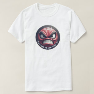 Funny Puck Around and Find Out Angry Puck T-Shirt
