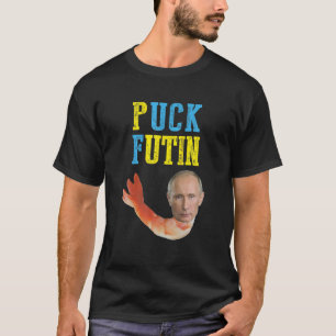 Funny Puck Futin Meme I Stand With Ukraine Support T-Shirt