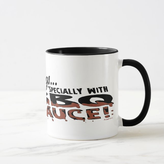 Funny Pug BBQ Mug (Right)