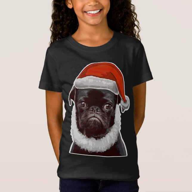 Funny Pug Christmas Ugly Sweater Gift for Pug Dog  (Front)