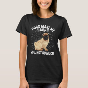 Funny Pug Design For Men Women Puppy Pet Dog Breed T-Shirt