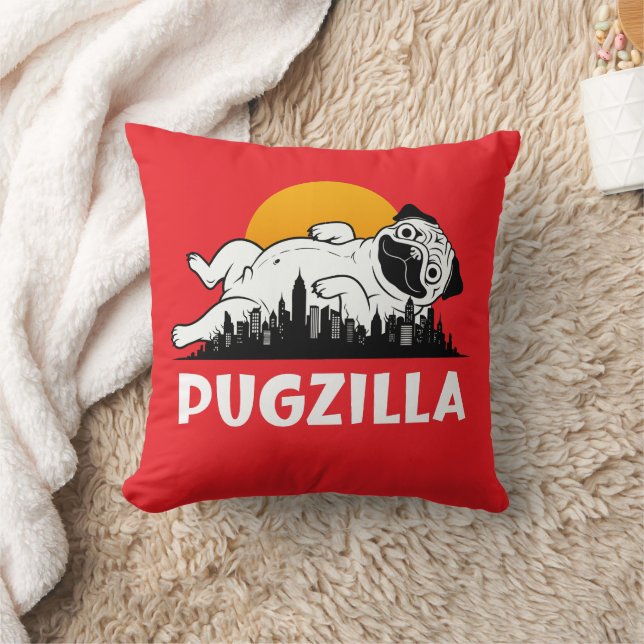 Funny Pug Dog Cushion (Blanket)