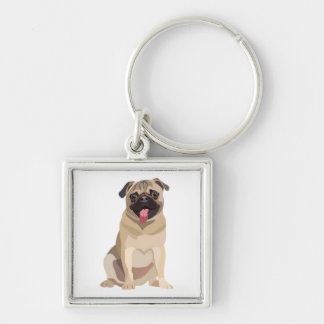 Funny Pug Dog Pet Lover | Gift For Lover Key Ring