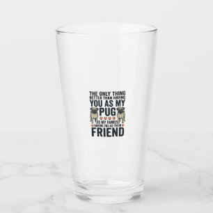 Funny Pug Family Friend Vintage Engraving Shirt De Glass