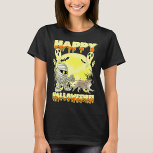 Funny Pug Ghost Happy Halloween Mummy Halloween Co T-Shirt