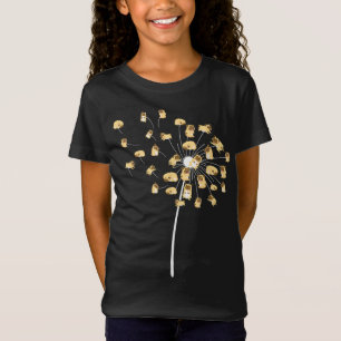 Funny Pug Gift For Men Women Cool Flower Dog Dande T-Shirt