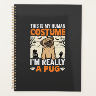 Funny Pug Halloween Human Costume Design Planner