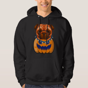 Funny Pug In Pumpkin Halloween Classic T-Shirt 595 Hoodie