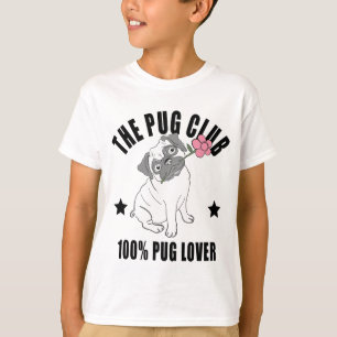 Funny Pug Mum Cute Puppy Dog Lover Cartoon Puppies T-Shirt