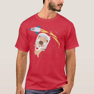 Funny Pug Science Astronaut Give Me Some Space T-Shirt