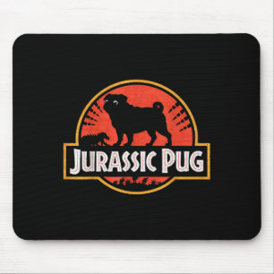 Funny Pugs - Juric Pug For Dog Lovers Mouse Pad