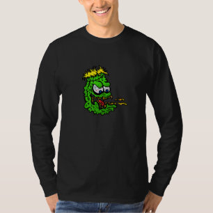 Funny puke monster - puking monster - black humour T-Shirt