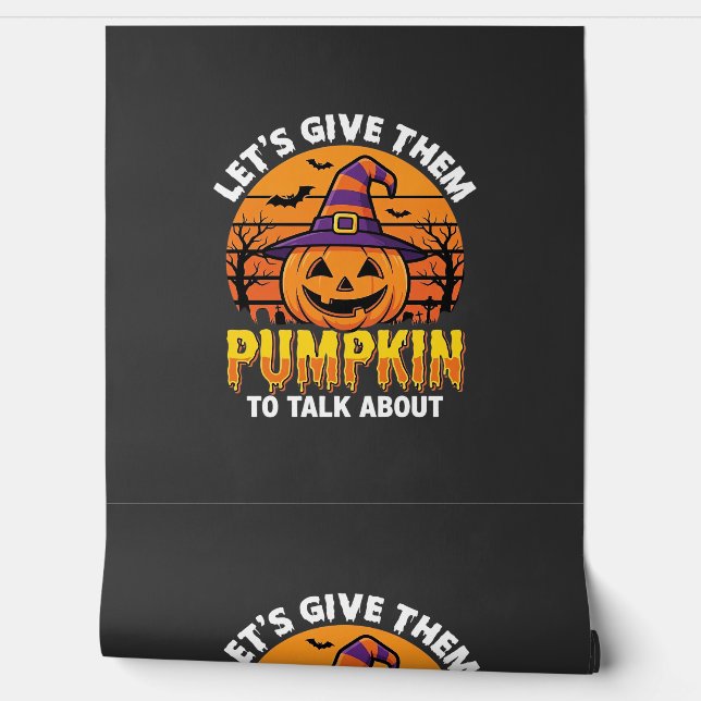Funny Pumpkin Halloween Pun Design2 (1)_1 Wallpaper (Unrolling)