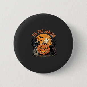 Funny Pumpkin Halloween Pun Design2 (2)_1 6 Cm Round Badge