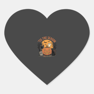 Funny Pumpkin Halloween Pun Design2 (2)_1 Heart Sticker