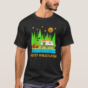 Funny Pumpkin Happy Camp-O-Ween Camping Lover Dad T-Shirt