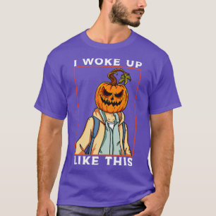 Funny Pumpkin Meme Graphic Men Kids Women Hallowee T-Shirt