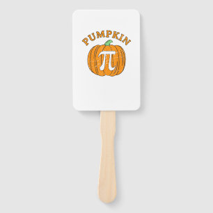 Funny Pumpkin Pie Halloween Thanksgiving Pumpkin P Hand Fan