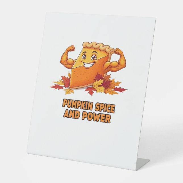 Funny Pumpkin Pie Thanksgiving Classic T-Shirt_1.p Pedestal Sign (Front)