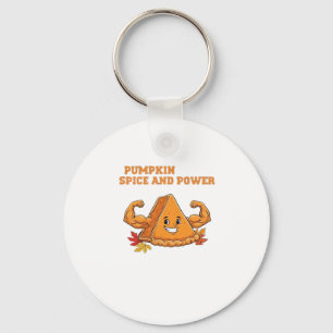 Funny Pumpkin Pie Thanksgiving Classic T-Shirt_2.p Key Ring