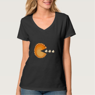 Funny Pumpkin Pie Thanksgiving Eat Whipping Cream T-Shirt