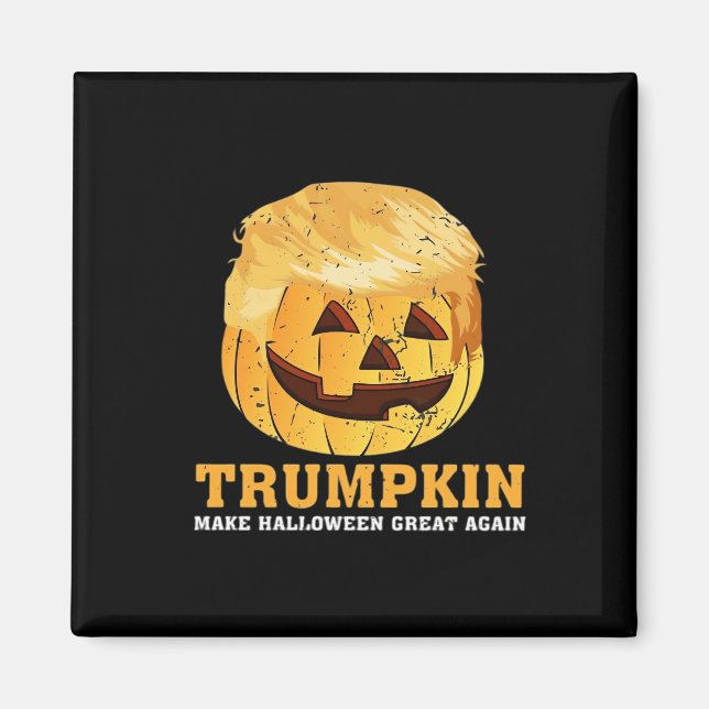 Funny  Pumpkin Trumpkin Halloween  Magnet (Front)