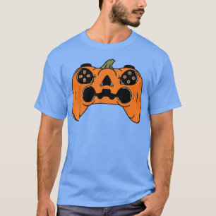Funny Pumpkin Video Game Halloween Gifts For Boys T-Shirt