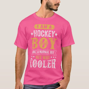 Funny Pun Hockey Boy Ice Hockey T-Shirt