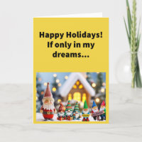Funny Pun I'll Be Gnome For Christmas Merry Xmas