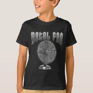 Funny Pun Metal Fan For Cooling Hard Rock Joke Tee