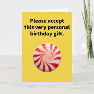 Funny Pun Mint for You Birthday Card