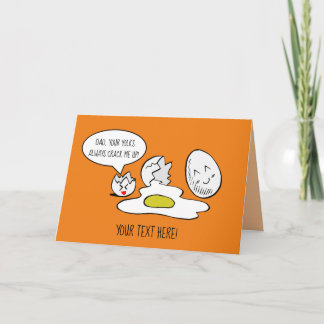 Funny pun personalized fathers day/ birthday card