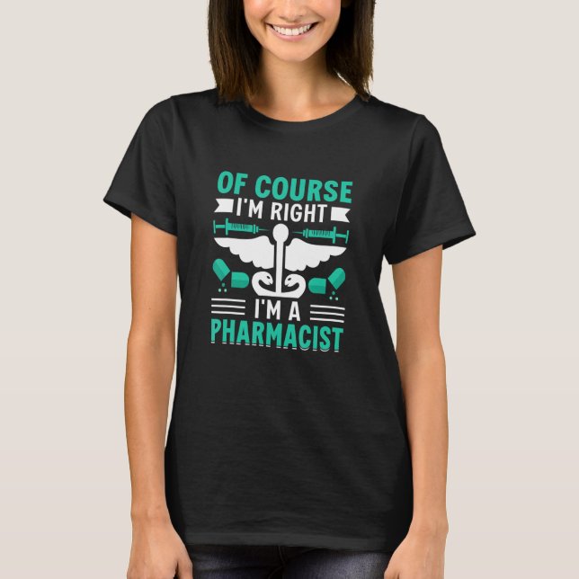 Funny Pun Pharmacy Technician Local Drug Dealer Ph T-Shirt (Front)