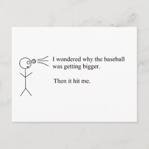 Funny Pun Postcard