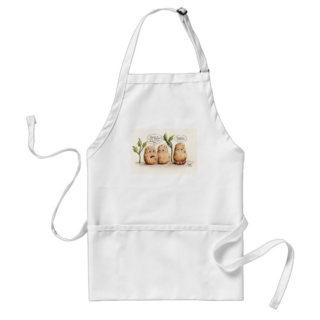 Funny Pun Potatoes Standard Apron (Front)