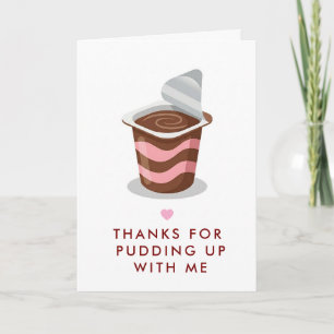 Funny Pun Pudding Mother's Day Greeting Card