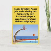 Funny Pun Pulled Growing Muscle Happy Birthday