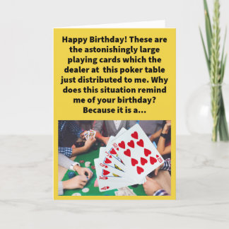Funny Pun Really Big Deal Happy Birthday Card
