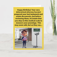 Funny Pun Where There's a Will Happy Birthday
