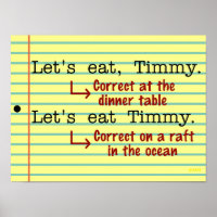 Funny Punctuation Grammar English Teacher Class