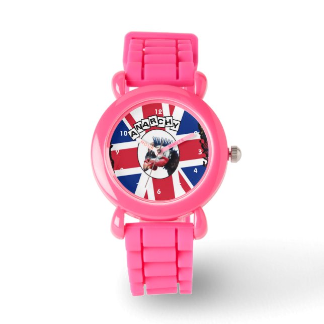 funny punk rock character watch (Front)