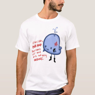 Funny Punk Rock Wannabe Whale white mens tshirt