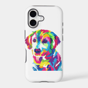 Funny Puppy colourful - Choose background colour