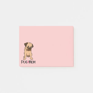 Funny Puppy Lover Cartoon Dog Mum Cute Pug Post-it Notes