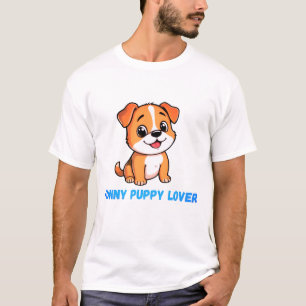 Funny Puppy Lover Men's T-Shirt – Cute Dog Dad Tee