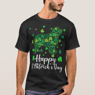 Funny Puppy Shamrock Newfoundland Dog St T-Shirt