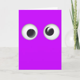Funny Purple Kids Candy Maze Halloween Card
