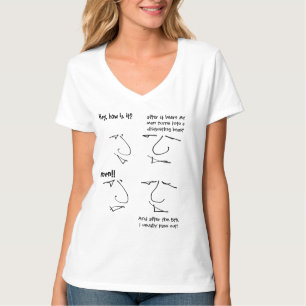 Funny put-down of men, self-deprecating T-Shirt
